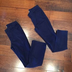 Cat & Jack Navy Uniform Pants Girls Size 14 Bundle